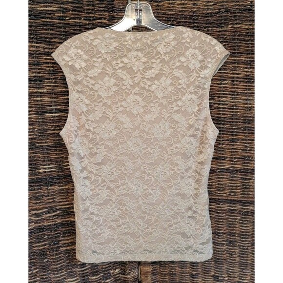 Vintage Rampage Y2K Sheer Lace Babydoll Tank Top Womens XL 90s Fairy Whimsigoth - Picture 2 of 6